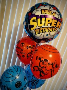 Marvel Superhero Birthday Balloon Bouquet Latex Foil